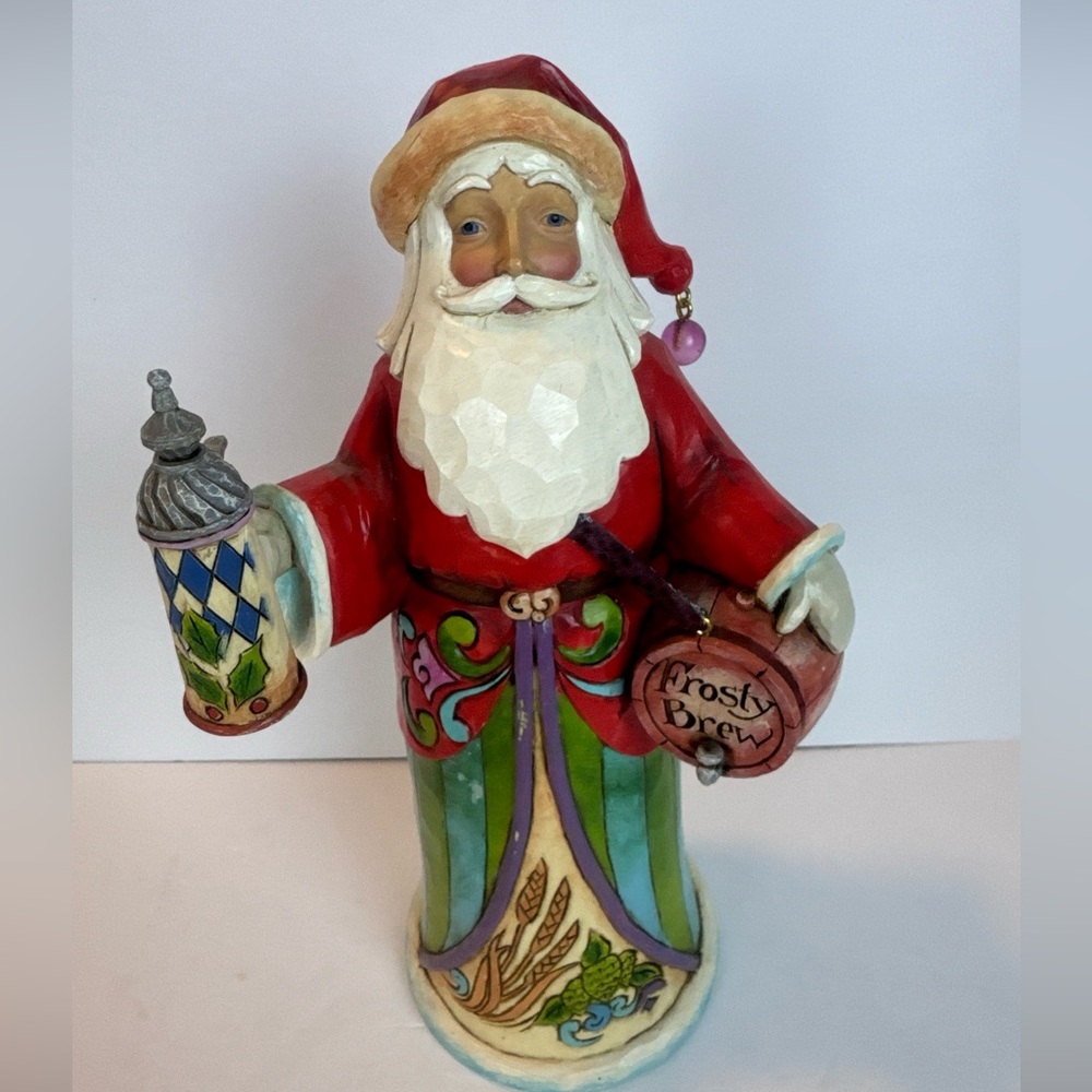 Jim shore Santa Claus Frosty brew 2013